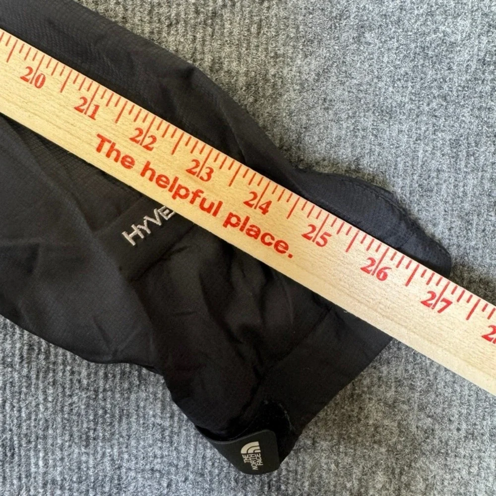 The North Face HyVent Rain Jacket Mens XL Black Waterproof Ripstop Parka Coat